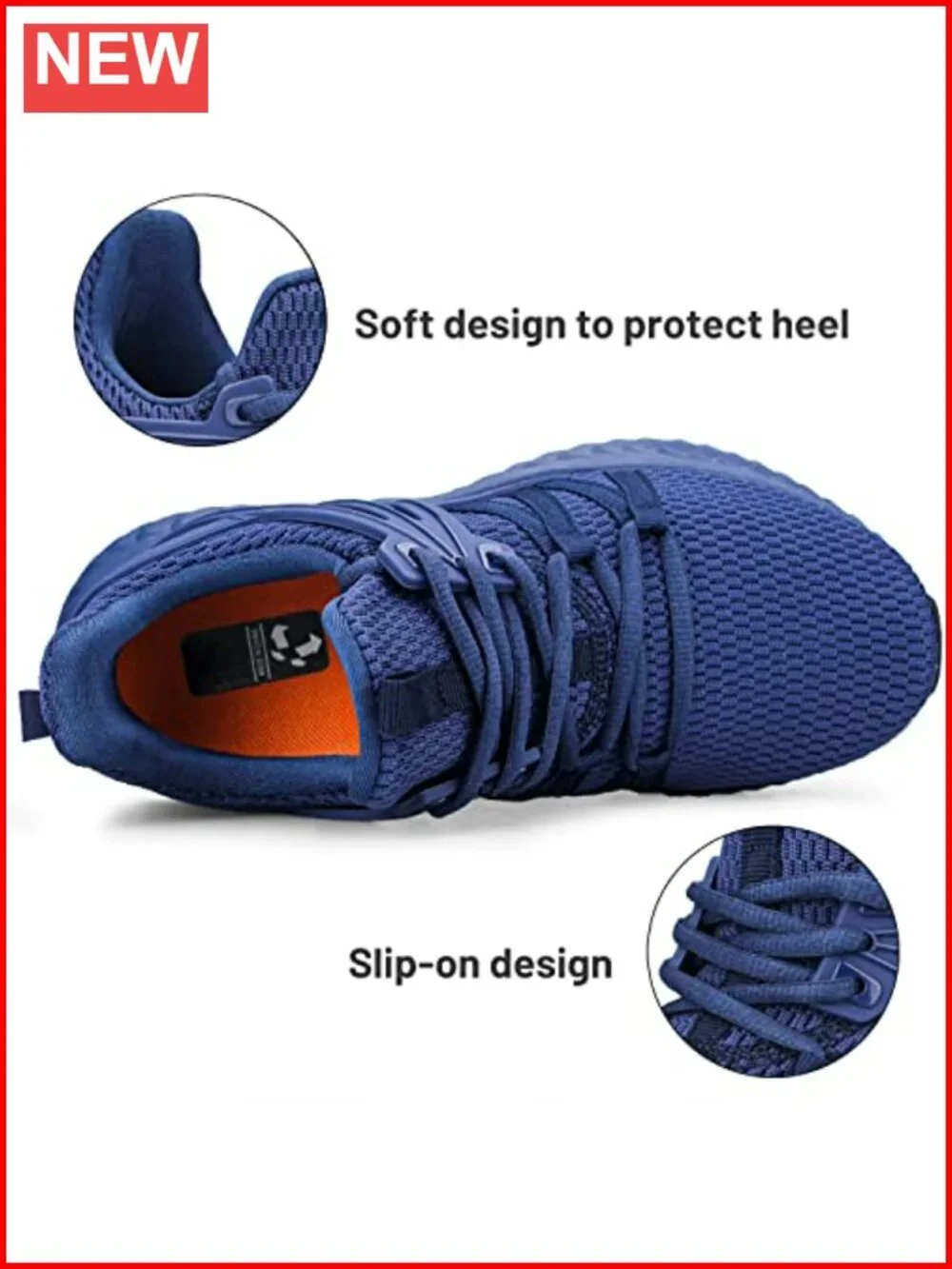 Women's Slip On Sneakers Walking Tennis Shoes Lightweight Casual Athletic